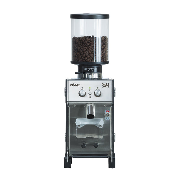 Front view of Dalla Corte Grinder Max (Coffeerama)