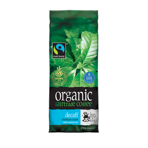 Bean Ground & Drunk - Australian Organic Fairtrade Coffee Beans (100% Arabica): Decaffeinated Medium Roast (250g)